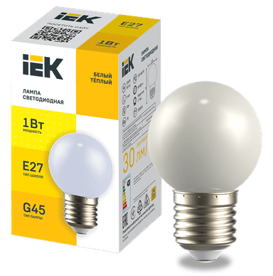  LED . G45  1 230   E27 IEK 