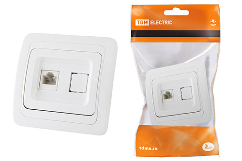 ������� ������������ RJ-45 ����� "������" TDM