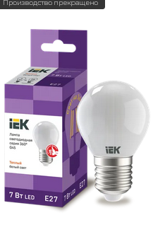  LED G45  . 7 230 3000 E27  360 IEK