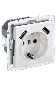BRITE .  // 16  USB A+A 2,1 10-1- . IEK