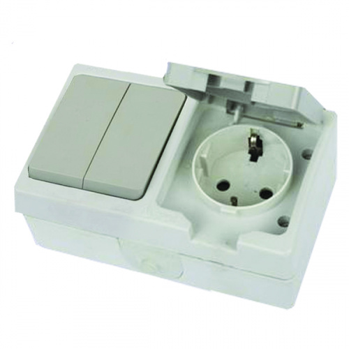 ���� ��������������� (������������) ����������� 2-��. + ������� 2�+� � �/� ���� IP54 "������" TDM