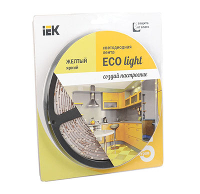 ����� LED 5� ������� LSR-3528Y60-4.8-IP20-12V IEK-eco (������ ����)