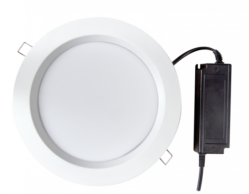   . PLED DL 24W 50Led  Fr/Wh 3000K/1200Lm  100-240V d195 (160)mm Jazzway