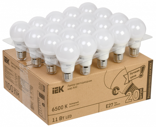   LED A60  11 230 6500 E27 (20/) IEK