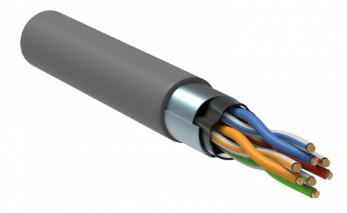 ITK     F/UTP, .5E 4x224AWG solid, PVC, 305,  