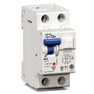 ���� � ������� �� ���������� OptiDin D63-22C32-A-���4 (2P, C32, 30mA)