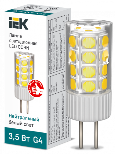  LED CORN  3,5 230 4000  G4 IEK